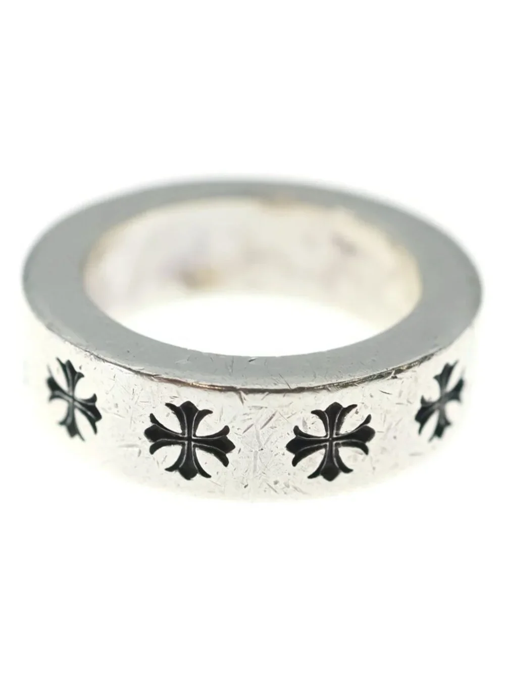 Chrome Hearts Spacer Forever Ring Silver